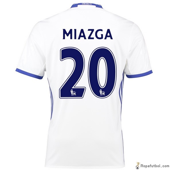 Camiseta Chelsea Replica Tercera Ropa Miazga 2016/17 Blanco